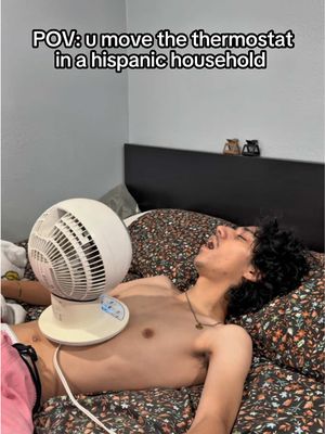 never touch the thermostat 🙄 #fyp #kickbackcrew #skits #comedyskit #hispanic 