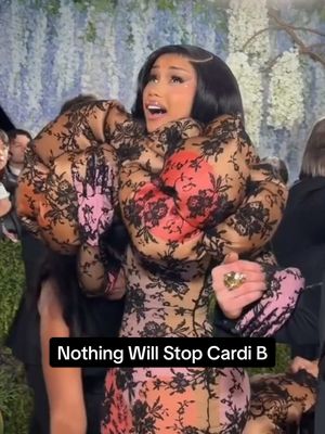 Nothing will stop @Cardi B from coming to the #MetGala.