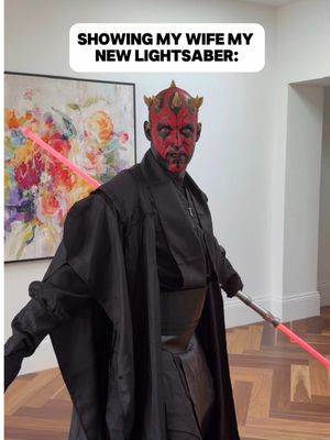 Wow, what a lucky girl huh? #starwars #darthmaul 