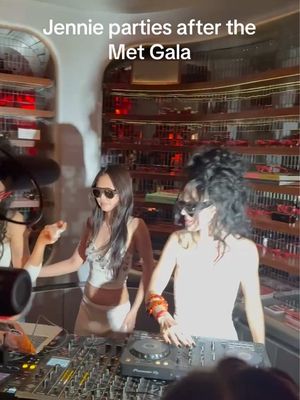 #jennie hit the Ray-Ban after party following the 2026 Met Gala in NYC