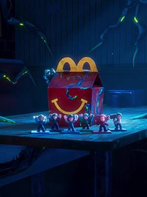 grab ur flashlight and ur back pack cause El and the Hawkins gang need ur help. the Stranger Things Tales From ‘85 Happy Meal out now