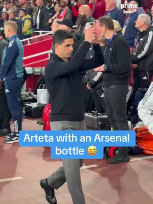 Arteta’s surely playing up to this one 😅😅 #arteta #arsenal #ucl #uefachampionsleague #PremierLeague 