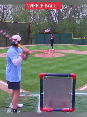 Wiffle ball at its finest…#wiffleball #fieldofdreams #fenwaypark #mlbtheshow #blwwiffleball @Zajdel Park 