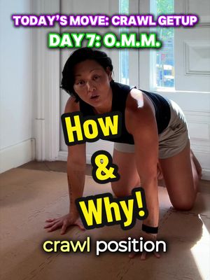 Day 7: One Move Multiplier — the Crawl Getup. ✅ Beginner modifications included. 🎥 👉 sidebar: I’m a bit long winded (I talk a lot) and I’m actually a slow talker IRL, so when I edit to fit all this info in a post I speed up ⏩ my video & I cut the edits so you can get more info.  The original video is almost 10 mins. You learned to crawl before you could stand. When did you stop? 👀 Before your legs can perform standing — your nervous system needs to trust the pattern on all fours first. And yet nobody in mainstream fitness is talking about this. Most injuries don’t happen during a workout. They happen in the in-between moments nobody trains for. Getting up off the floor. Reaching down and twisting. Moving in a direction your body didn’t see coming. Today’s move bridges that gap. Strength on all fours that carries all the way up to standing. Watch the full demo above. 👆 And if this is the kind of training that makes sense to you — this is exactly how we train every week on VenusFit. First week FREE + $10 off your first 3 months with code VFITBEGIN. Link in bio. 🔗