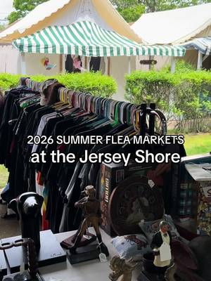 2026 flea markets at the Jersey Shore 🛍️  We've created a guide to all the flea markets happening this spring and summer at the Jersey Shore, from Asbury Park down to Wildwood. Head to TheJerseyShoreGirl.com for the full list.  #jerseyshoregirl #jerseyshore #njshore #jersey #jerseyfleamarkets 