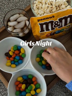 #MMS_Partner girls night in essentials ✨ @M&M'S US M&MS Peanut just hits different.
