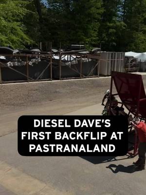 World's first pit bike backflip in Vastbinders? Diesel Dave crushed his first attempt at Pastranaland 👊💥