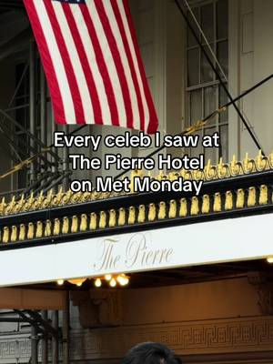 Bless The Pierre Hotel for not blocking off the street so we can watch from district 12 #themetgala #metgala2026 #metmonday #metgala 