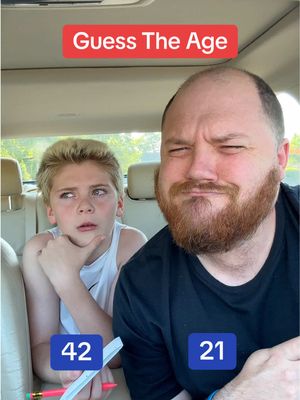 Guess the age! 👀😂 #fypシ #guesstheage #fatherandson 