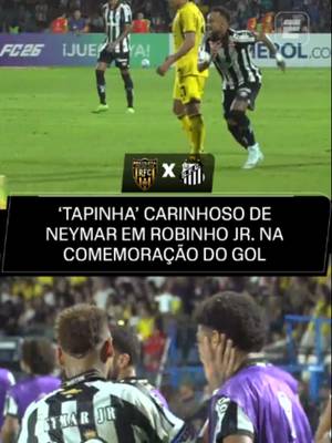 E essa interação de Neymar e Robinho Jr na comemoração do gol do camisa 10?  👉 Assista a Recoleta x Santos AO VIVO pela ESPN no Plano Premium do #DisneyPlus! #SulAmericanaNaESPN #tiktokesportes