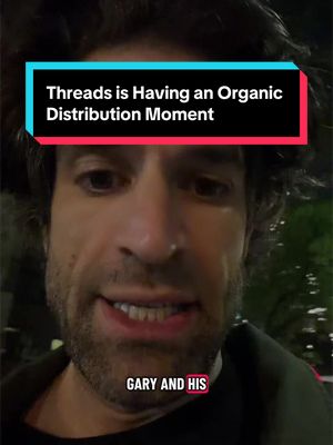 signal through noise of late: threads organic algo 🏒 #socialmediamarketing @VaynerMedia #garyvee  