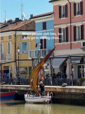 This is the Italy you don’t hear about 🇮🇹 @Visit Emilia Romagna  #Cesenatico #ItalyTravel #HiddenGemsItaly #ItalianCoast #VisitItaly