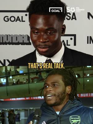Back in 2023, Bukayo Saka just wanted to repay Arsenal fans' faith... now he's taken them to the Champions League final ❤️ #football #PremierLeague #arsenal #saka #championsleague 