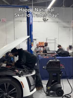 Happy National Skilled Trades Day to the hardworking GM automotive techs who keep our engines running! #GMTechs #TradesTok #AutomotiveTech #CarTok #Mechanic