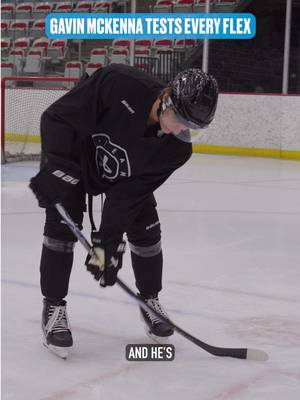 Gavin McKenna testing EVERY FLEX 💥 Watch the full video on the Bauer YouTube page 🚨