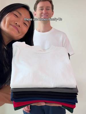 This way half of his suitcase is technically still mine…..right? 🙋🏻‍♀️Shop the @Hanes Beefy-T at Walmart #HanesPartner #packing #traveloutfits