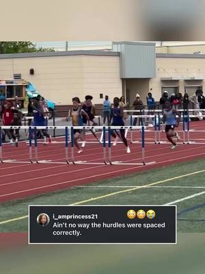 Hehurdles of doom 😳😬 (via coachg302/ig) #hurdles #trackandfield #sports #fyp #fail