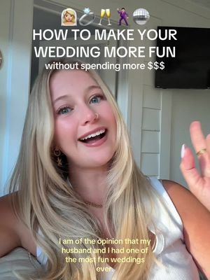 turns out the secret to a fun wedding isn’t spending more money… it’s just doing whatever you want 👀 we skipped a few traditions, stayed on the dance floor all night, and made choices that let us actually enjoy the day instead of performing for it 10/10 would recommend ✨ save this for later & send it to a bride doing things her own way 👀 #2026bride #2026wedding #weddingtips #weddingtok 