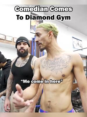 Comedian meets Diamond Gym #gym #motivation 