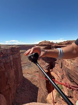 Sending it off the cliff with my @DJI Osmo Nano🔥 •  #DJI #DJIOSMONano #OSMONano
