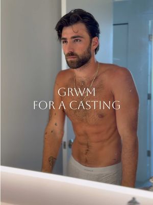 GRWM for a casting! #menshair #mensstyle #menswear 