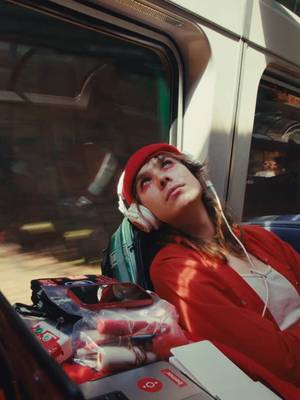 Recreating a moment on a train with Claude Code. 