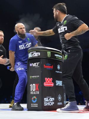 🗣️"NOTHING NOTHING" @andrewprovost is bringing the same energy to #PowerSlap20! [ $VET | 9p ET/6p PT | Live & FREE on YouTube 📺 | 📍@cosmopolitan_lv ]