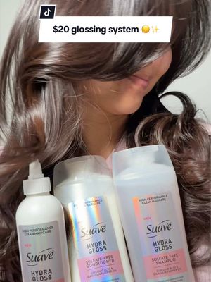 Be honest… would you have guessed this was a $20 routine? 👀 Okay but would you have guessed that it's only a 3-step system? @Suave.US #suavepartner #hair #hairtok #hairproducts #shinyhair 
