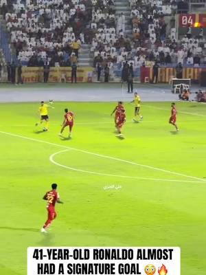 Cristiano Ronaldo was THIS close to another legendary goal 🤯 (Via @علي العنزي)  #Soccer #futbol #ronaldo #goal 
