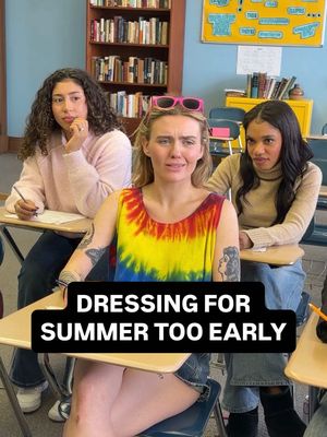 It’s May! It literally can’t be cold?? @Chelsea Matkins #collegelife #Summer #class #weather #comedy