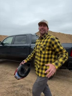 Action sports legend, @Travis Pastrana, JUMPED at the opportunity to drive our No. 25 Ram 1500 at charlotte! 🤯 #nascar #kauligracing #ramtrucks #travispastrana 