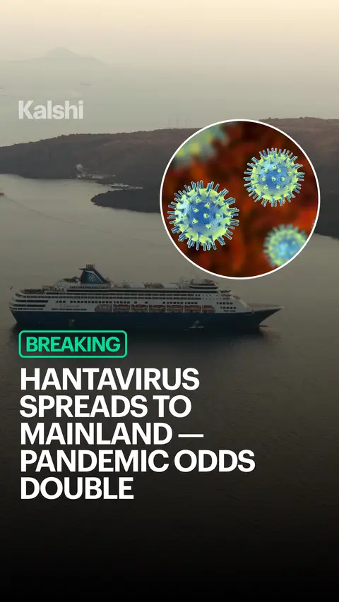 23 Hantavirus cruise passengers returned home to “all corners” of the world, including to the United States — and one is already critically ill. The World Health Organization is scrambling to contain the Hantavirus outbreak originating from a cruise ship in Europe. They've confirmed this strain can transfer from human to human, and there are now 5 confirmed cases of the deadly disease. The odds of a pandemic this year have doubled on the news