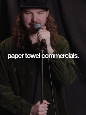 Paper towel commercials - full special out now #standup #standupcomedy #commercial #joke 