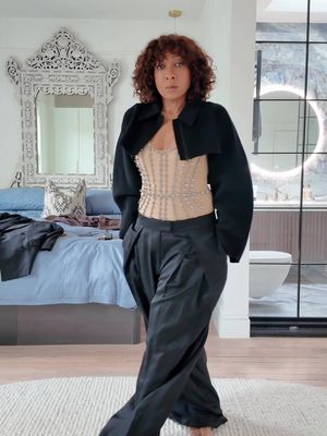 My try on of 3 pieces from the @Stella McCartney x @H&M collab dropping on May 7.  Ask me anything about them #stellamccartney #hm #outfitinspo #outfitideas 