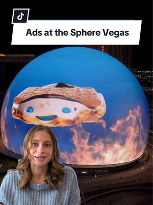 I’m such a sucker for the ads at the @Sphere, but I want brands to work harder on the format. Create based on the possibilities (and constraints!) of the shape to make something special 🔵  #advertising #marketing #thesphere #ooh #billboard 