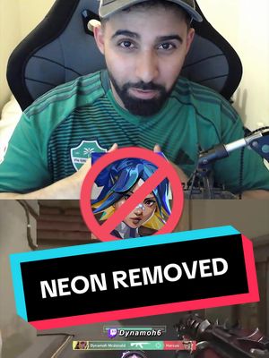 NEON HAS BEEN REMOVED FROM VALORANT AND NERFEDDD!!!😭😭😭❤️❤️❤️ #fyp #Valorant #valorantfunny #valorantclip #fy 
