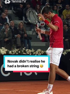 No strings attached 😆 @Novak Djokovic #IBI26