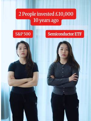S&P 500 vs Semiconductor ETF 📈 #investing #spx500 #semiconductor #money #etf 