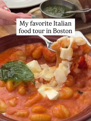 The food tour I recommend to everyone visiting Boston is Off the Eaten Path by my Paula. Here’s why I love it so much AND why I would go on it again: 1 - The Food: Paula takes you to all of her favorite spots in Boston’s Italian neighborhood, the North End. This particular tour was over the weekend which is a totally different tour than the one during the week!   2 - The History: she not only spent much of her life here but she continues to uncover stories from the different eras which makes the tour ever evolving. I learn something new every time I take it. 3 - The Architecture: Paula is an architecture lover and if you’re into that she’s happy to share her knowledge. 4 - The Lore: she has stories you would love to hear. 5 - It’s just her: there’s nothing I love more than a hard-working, educated, curious and wonderful human being and that is Paula. She doesn’t hire anyone else because no one else would give a tour as well as she does. So don’t let the lack of social media posts fool you, she doesn’t have time for that! She’s giving tours and learning more about the North End history!  You can book it on her website. In the search bar type in: Off the Eaten Path Tours Boston and it will come up. 