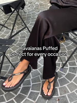Havaianas Puffed, the new collection I never knew I needed. Genuinely can’t take them off! @Havaianas US #havaianaspartner #ad 