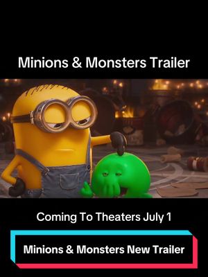 The Minions are taking over Hollywood! New official trailer for #MinionsAndMonsters - Coming to theaters July 1. #movietok #filmtok #minions 