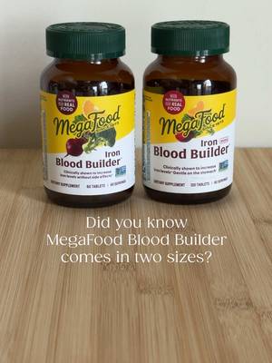 The best routine is the one that works for you. 💚 Our bestselling Blood Builder comes in two convenient sizes: our standard tablet (1 per day) or our mini format (2 per day) to give you the Iron support that you need, on your terms.