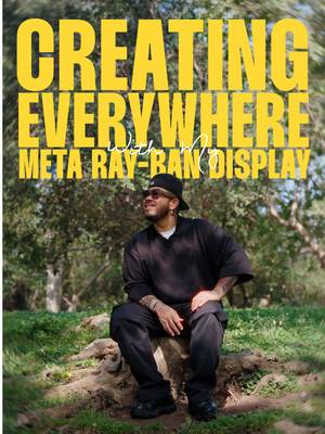 This changed my entire workflow as a creator. Work life balance isn’t impossible. The @raybanmeta Display makes it easier than ever! A full work day, outside, hands free, still present. This is what that looks like with Meta Ray-Ban Display. Your office is now anywhere you are. #MetaRayBanDisplay 
