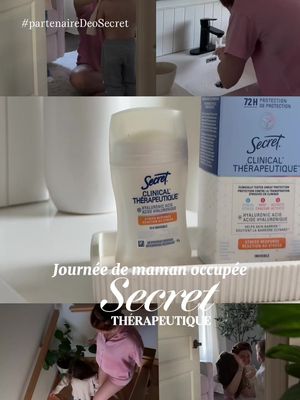 #PartenaireSecretDeo Ces temps-ci, mes journées vont à 100 à l’heure 😅 alors je compte sur @Secret Deodorant thérapeutique pour rester fraîche même sous pression. Si vos journées ressemblent aux miennes, ça vaut vraiment la peine d’essayer. #FraîcheMêmeSousPression #SecretThérapeutique