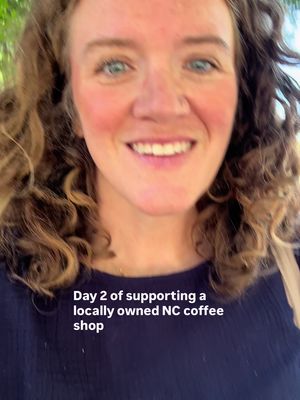 Day 2 of supporting a locally owned NC coffee shop!  