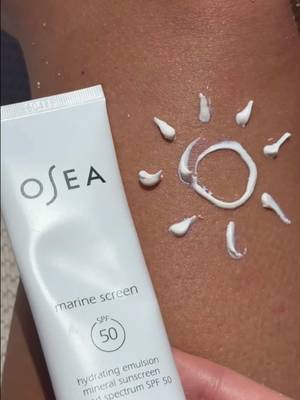 Ocean, sun, earth, air 🌊 Made to protect your skin through it all. Marine Screen SPF 50 ☀️ #OSEAMalibu #MarineScreen #Sunscreen #SPF50 #MineralSunscreen 