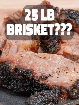 25 pounds of brisket, heavy on the Preem-O 🔥 Under-seasoned meat? Couldn’t be us 💪🔥