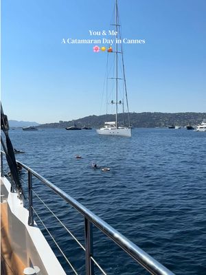 ⛵️ Check the link in my bio to book this unforgettable activity! ⛵️  I’ve found the perfect plan for a day in Cannes! 🌸⛵️🐚 A boat trip on a catamaran is the ideal way to explore the Côte d’Azur 🇫🇷 from the water. We had the best experience cruising, snorkelling, and lounging on this luxurious catamaran. ⚓️ 🇫🇷 ____ Best activities in Cannes | catamaran day | luxury boat trip in Cannes | best things to do in South of France | #cannes #slowtravel #southoffrance 🇫🇷
