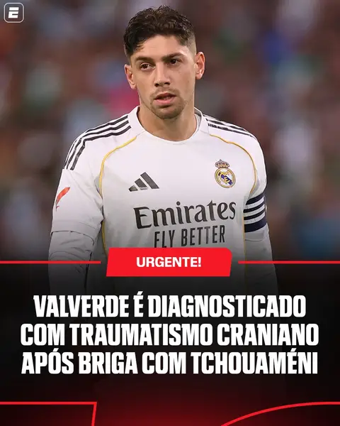 DESDOBRAMENTOS DA BRIGA 🚨 A confusão entre Federico Valverde e Aurélien Tchouaméni teve desdobramentos sérios. Além do processo disciplinar aberto pelo Real Madrid para apurar e punir os atletas, o capitão da equipe sofreu um traumatismo craniano e precisará ficar de repouso por cerca de duas semanas. Assista a Barcelona x Real Madrid, AO VIVO, na ESPN pelo Plano Premium do #DisneyPlus! #ElClasicoNaESPN #RealMadrid