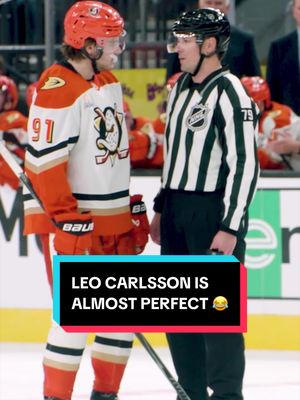 you’re perfect to us, Leo 🤭 #NHL #StanleyCup #hockey #AnaheimDucks #LeoCarlsson 